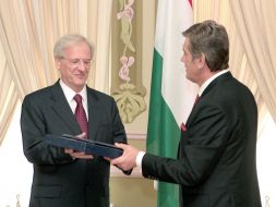 Viktor Yushchenko and Laszlo Solyom