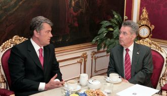 Viktor Yushchenko and Heinz Fischer