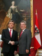 Viktor Yushchenko and Heinz Fischer