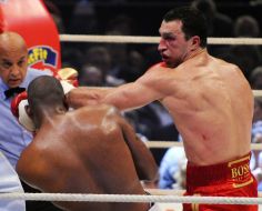 Vladimir Klichko and Tony Thompson