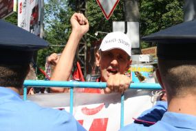 Активісти на мітингу в Одесі