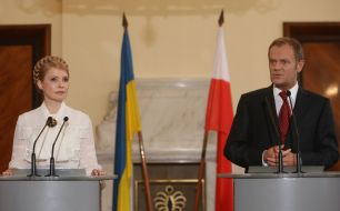 Yuliya Timoshenko and Donald Tusk