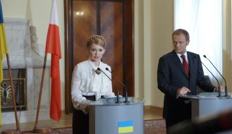 Yuliya Timoshenko and Donald Tusk