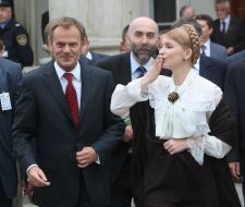 Yuliya Timoshenko and Donald Tusk