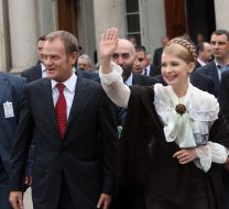 Yuliya Timoshenko and Donald Tusk