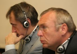 Bogdan Danilishin and Alfred Gusenbauer