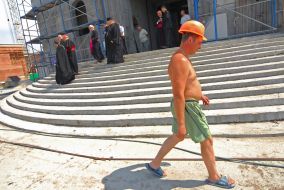 Building  of the Patriarch center of the Ukrainian greko-catholic church