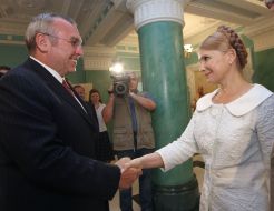 Yuliya Timoshenko and Alfred Guzenbauer