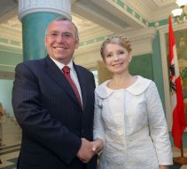 Yuliya Timoshenko and Alfred Guzenbauer