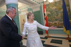 Yuliya Timoshenko and Alfred Guzenbauer