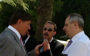 Viktor Korzh, Andrey Shkil and Oleg  Zarubinskiy