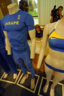 Casual look garment of Ukraine national team at Olympic Games