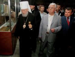 Leonid Kravchuk, Yury Bogutsky and Vladimir Sabodan