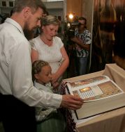 Facsimile edition of ”Peresopnytsya Gospel” presentation