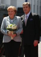 Виктор Ющенко и Ангела Меркель