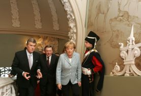 Виктор Ющенко и Ангела Меркель