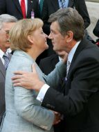 Виктор Ющенко и Ангела Меркель