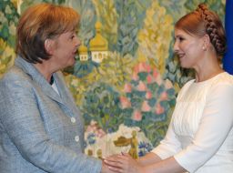 Юлия Тимошенко и Ангела Меркель
