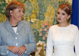 Юлия Тимошенко и Ангела Меркель