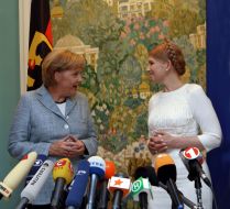 Юлия Тимошенко и Ангела Меркель