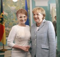 Юлия Тимошенко и Ангела Меркель