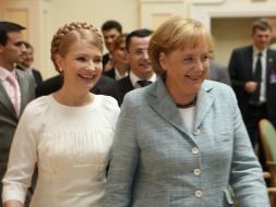 Юлия Тимошенко и Ангела Меркель