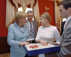 Юлия Тимошенко и Ангела Меркель