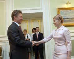 Aleksey Miller and Yuliya Timoshenko