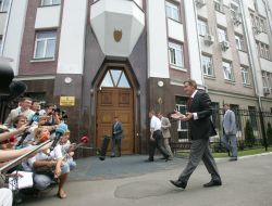 Виктор Ющенко дает интервью