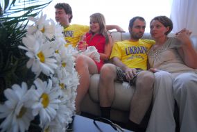 Возвращение освобожденных членов экипажа судна «Леманн Тимбер» в Украину