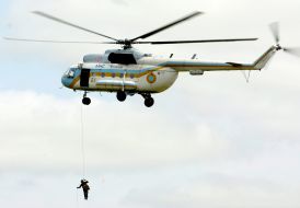 Trainings of aviation fire-prevention subdivision of Emergency Ministry