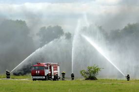 Trainings of aviation fire-prevention subdivision of Emergency Ministry