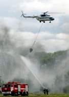 Trainings of aviation fire-prevention subdivision of Emergency Ministry