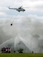 Trainings of aviation fire-prevention subdivision of Emergency Ministry