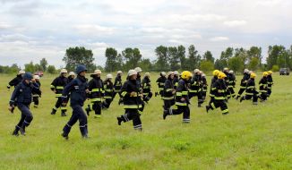 Trainings of aviation fire-prevention subdivision of Emergency Ministry