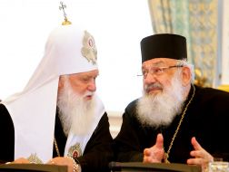 Патриарх Филарет и Любомир Гузар