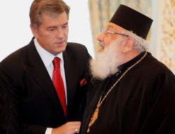 Виктор Ющенко  и Любомир Гузар