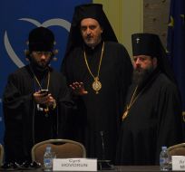 Metropolitan Emmanuel and archbishop Mitrofan