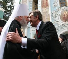 Viktor Yushchenko and Metropolitan Vladimir