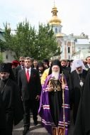 Viktor Yushchenko, Bartholomew I and Metropolitan Vladimir
