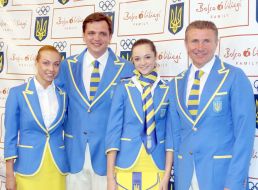 Sergey Bubka, Anna Bessonova and Yuriy Pavlenko