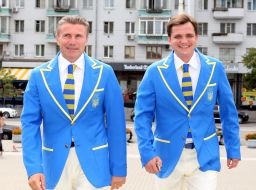 Sergey Bubka and Yuriy Pavlenko