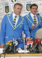 Sergey Bubka and Yuriy Pavlenko