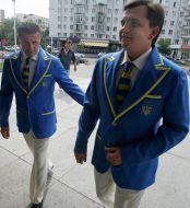Sergey Bubka and Yuriy Pavlenko