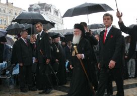 Viktor Yushchenko and Bartholomew I