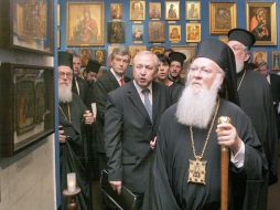 Bartholomew I and Victor Yushchenko