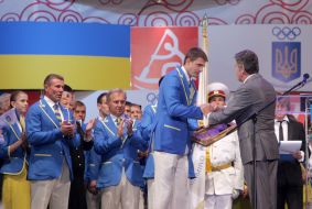 Viktor Yushchenko and Sergey Demidyuk