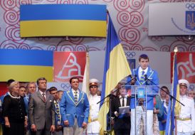 Viktor Yushchenko, Vera Ulyanchenko, Yuriy Pavlenko and Sergey Demidyuk