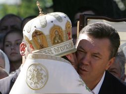 Divine liturgy in Kievo-Pecherskaya Lavra