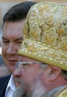 Віктор Янукович на літургії
